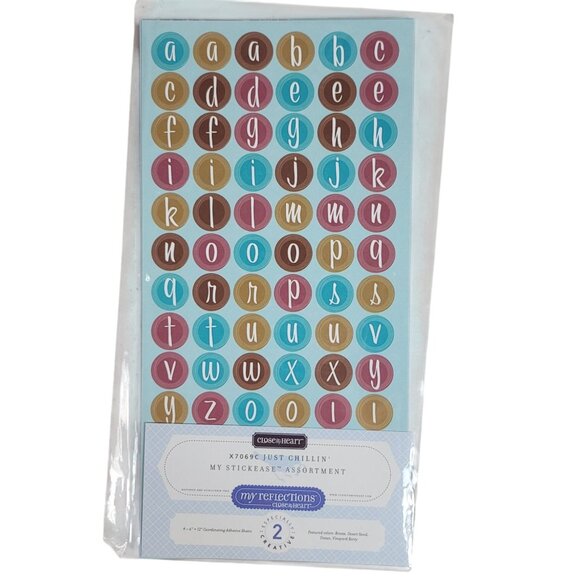 Close to My Heart My Stickease X7069C Just Chillin' Winter Numbers Letters NEW - Picture 1 of 7